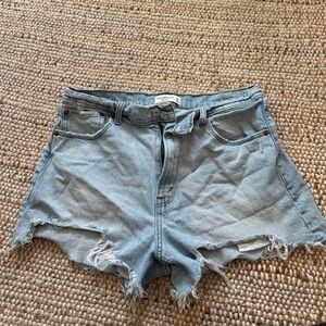 Abercrombie & Fitch Light Blue Jean Shorts